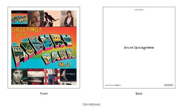 ブルース・スプリングスティーンのポップアップショップ、50周年を記念してタワレコ新宿で24日スタート！BORN TO RUN “SCRIPT COVER”ほか、秘蔵アイテムを惜しみなく展示のサブ画像6_特典ポストカード