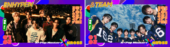 『K-Pop Masterz×KROSS vol.3』 第2弾アーティスト発表ENHYPEN, &TEAMの出演が決定！のメイン画像