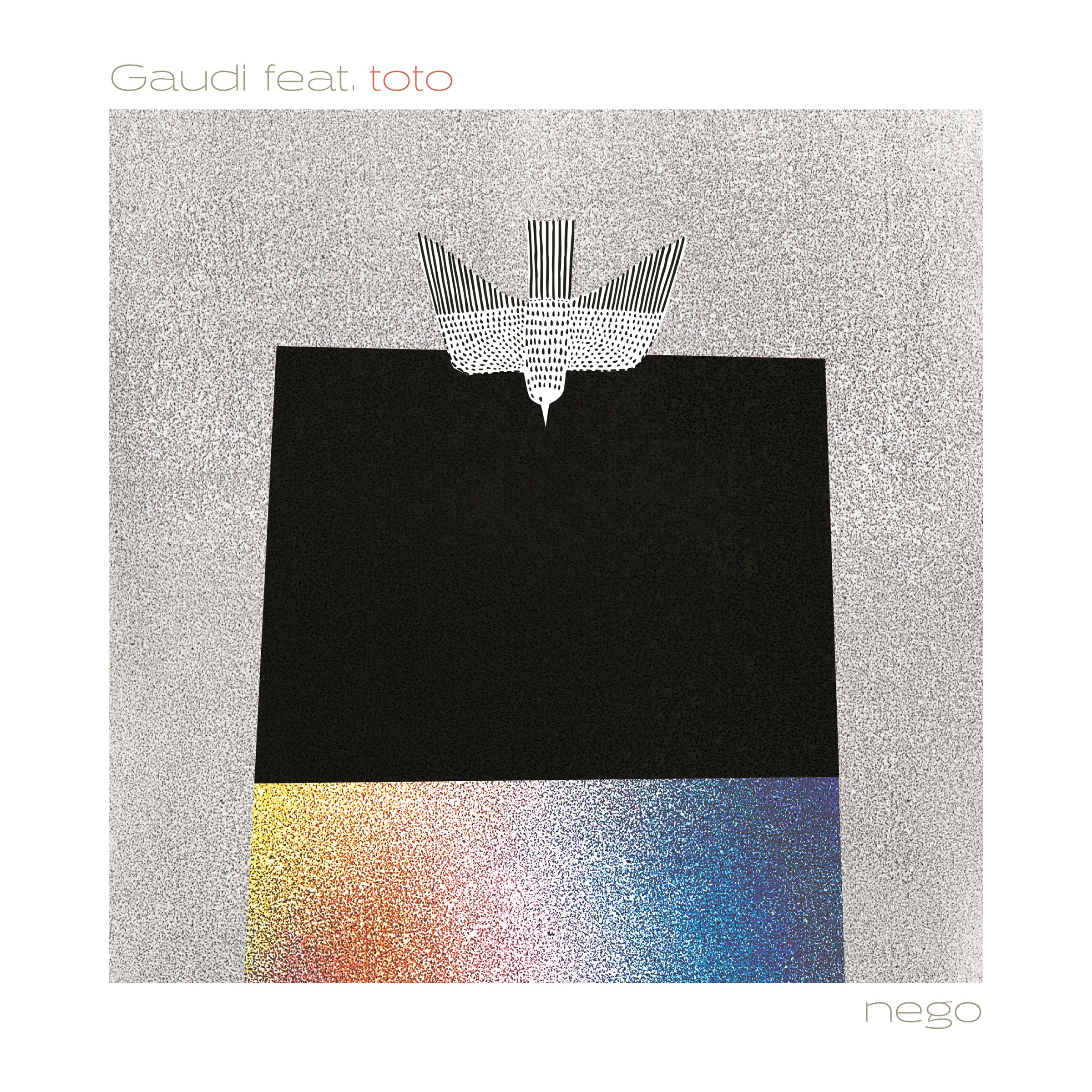 nego、詩人totoとの共作「Gaudi feat. toto」を発表のサブ画像1_「Gaudi feat. toto」アートワーク