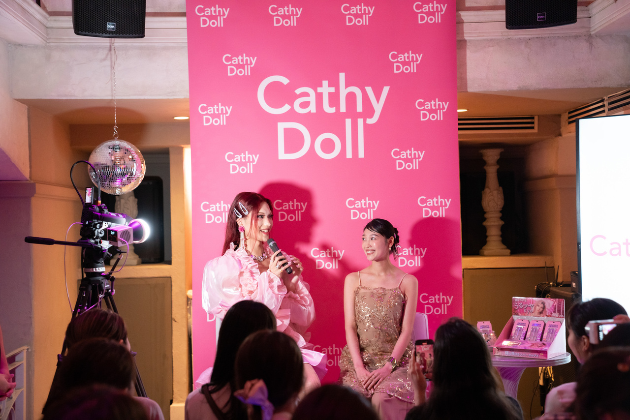 【イベントレポート】Cathy Doll コラボコスメ監修のZutti Mattia登壇！“酔いしれるうるツヤeye”を叶える、新色トリオアイシャドウパレット発表会を開催のサブ画像13