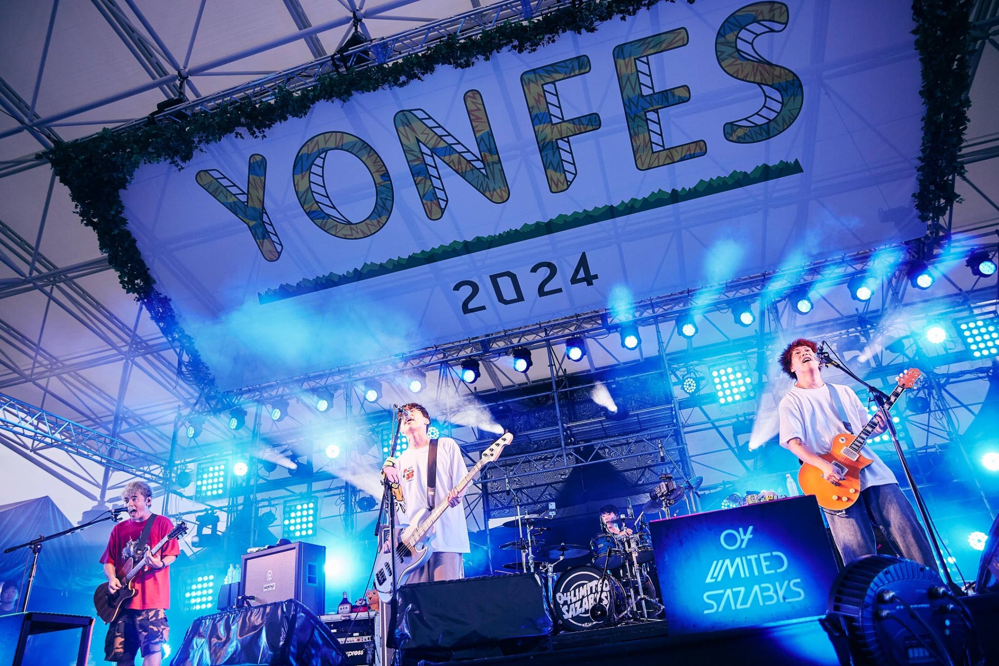 フォーリミ主催「YON FES 2024」雨の中で掛かった音楽の虹のサブ画像8_Photo：日吉”JP”純平