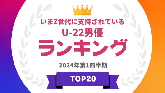 『タレントパワーランキング』がZ世代に支持されているU-22男優ランキングを発表！WEBサイト『タレントパワーランキング』ランキング企画第339弾！のメイン画像