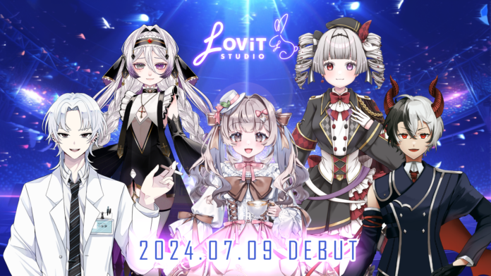 次々と新人を生み出すVライバーエージェンシー『LOViT STUDIO』より新たなVライバー5名が7月9日（火）初配信実施のメイン画像