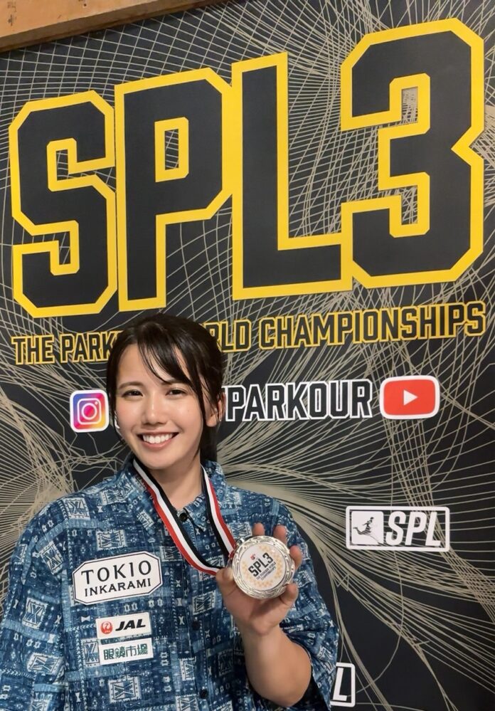 パルクールアスリート・泉ひかりカナダ開催の国際大会SPL3（Sport Parkour League 3）スタイル部門で準優勝！のメイン画像