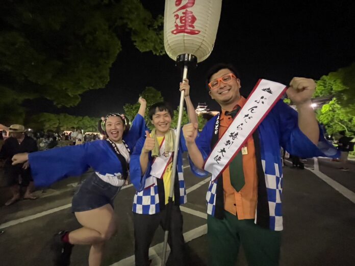 和歌山県住みます芸人 わんだーらんど（ぶんだら特別大使）吉本新喜劇座員 重谷ほたる（和歌山市観光発信人）第56回紀州おどり「ぶんだら節」の盛り上げに貢献！のメイン画像