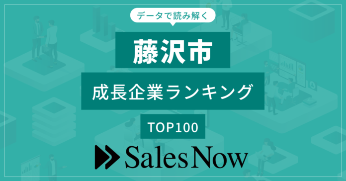 【藤沢市】成長企業ランキングTOP100！／SalesNow DBレポートのメイン画像