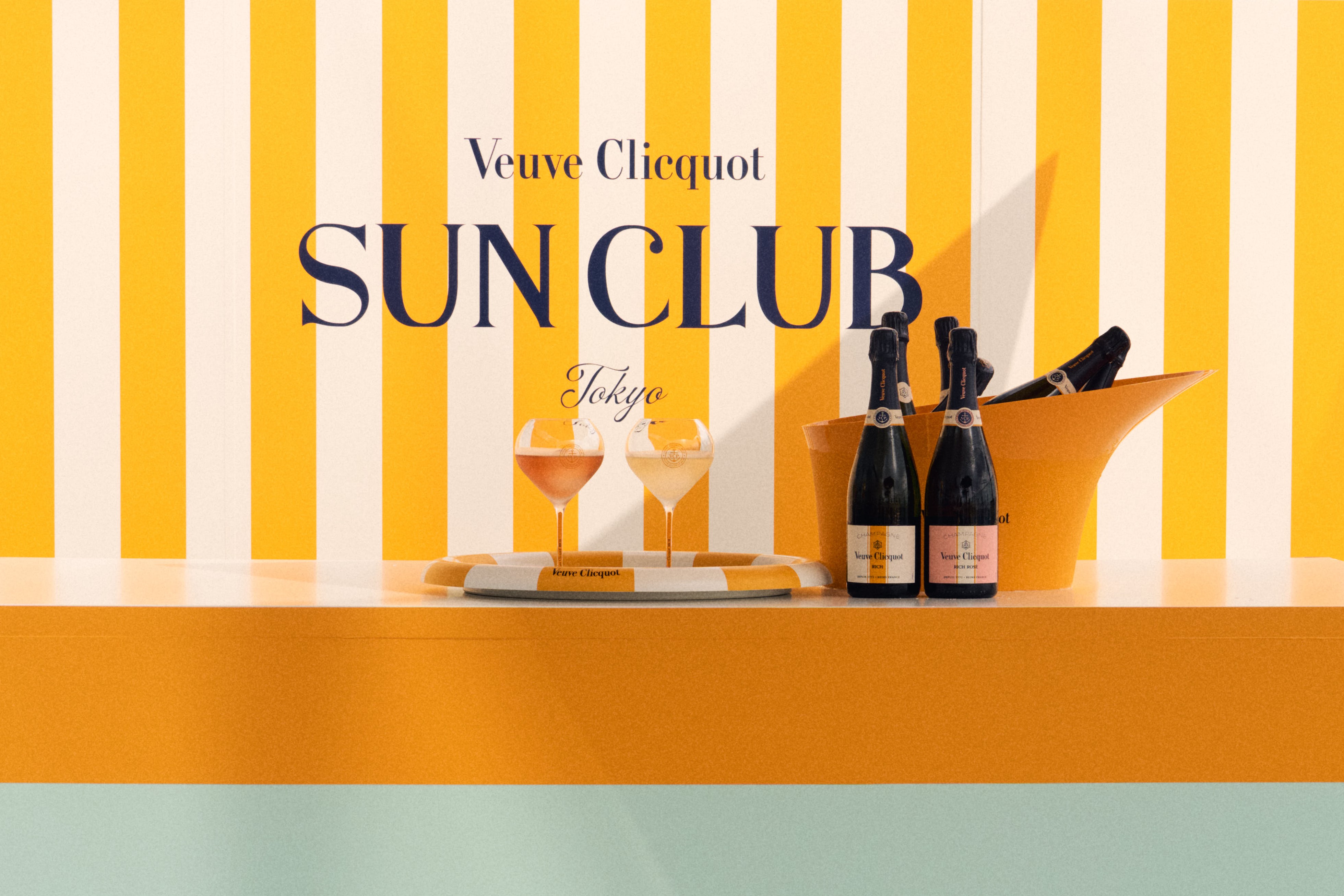 「ヴーヴ・クリコ リッチ オン アイス&ロゼ」を楽しむポップアップテラス「SUN CLUB by Veuve Clicquot（サン・クラブ by ヴーヴ・クリコ）」が各地にオープンのサブ画像5