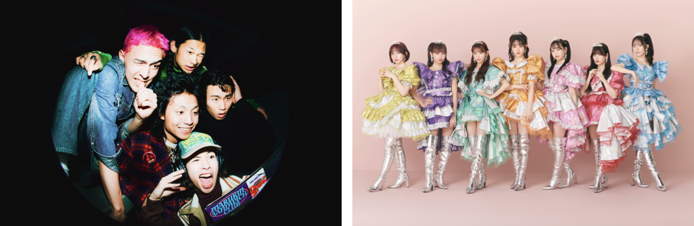 【TGC 北九州 2024】注目のメインアーティストに、TGC北九州初登場のFRUITS ZIPPER、さらに『Giri Giri』がTikTok20億回再生のバイラルヒット！KOMOREBIが決定！のサブ画像2_写真、左から：【メインアーティスト】KOMOREBI、FRUITS ZIPPER　※50音順