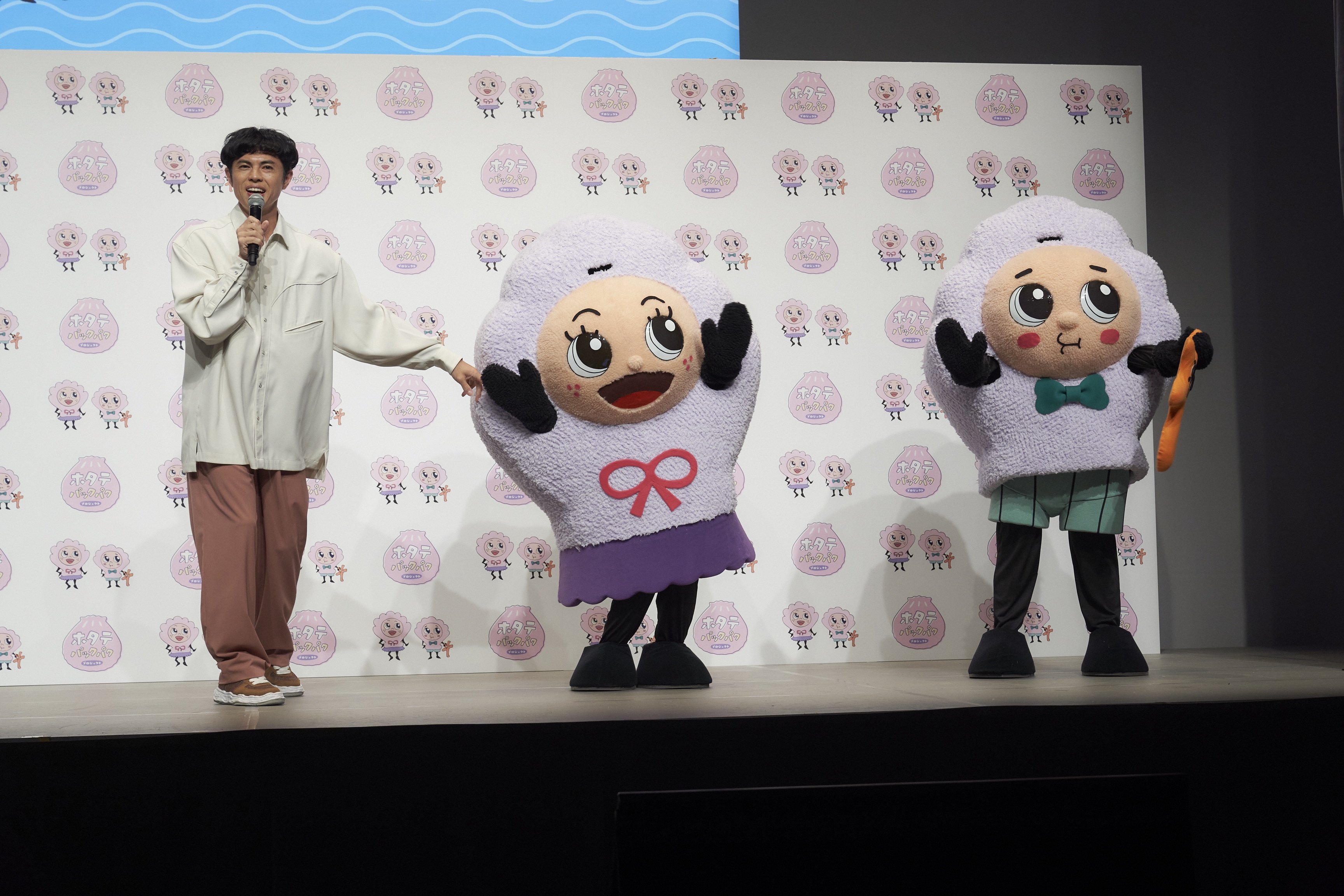 歌って踊って食べて!ホタテ姉弟キャラクターお披露目イベントのサブ画像4