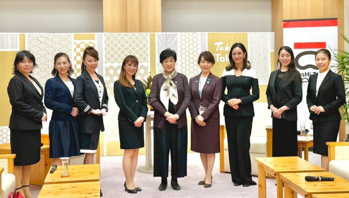 「ミセスユニバース2024」ファイナリスト6名小池百合子 東京都知事 表敬訪問 女性活躍について意見交換のメイン画像