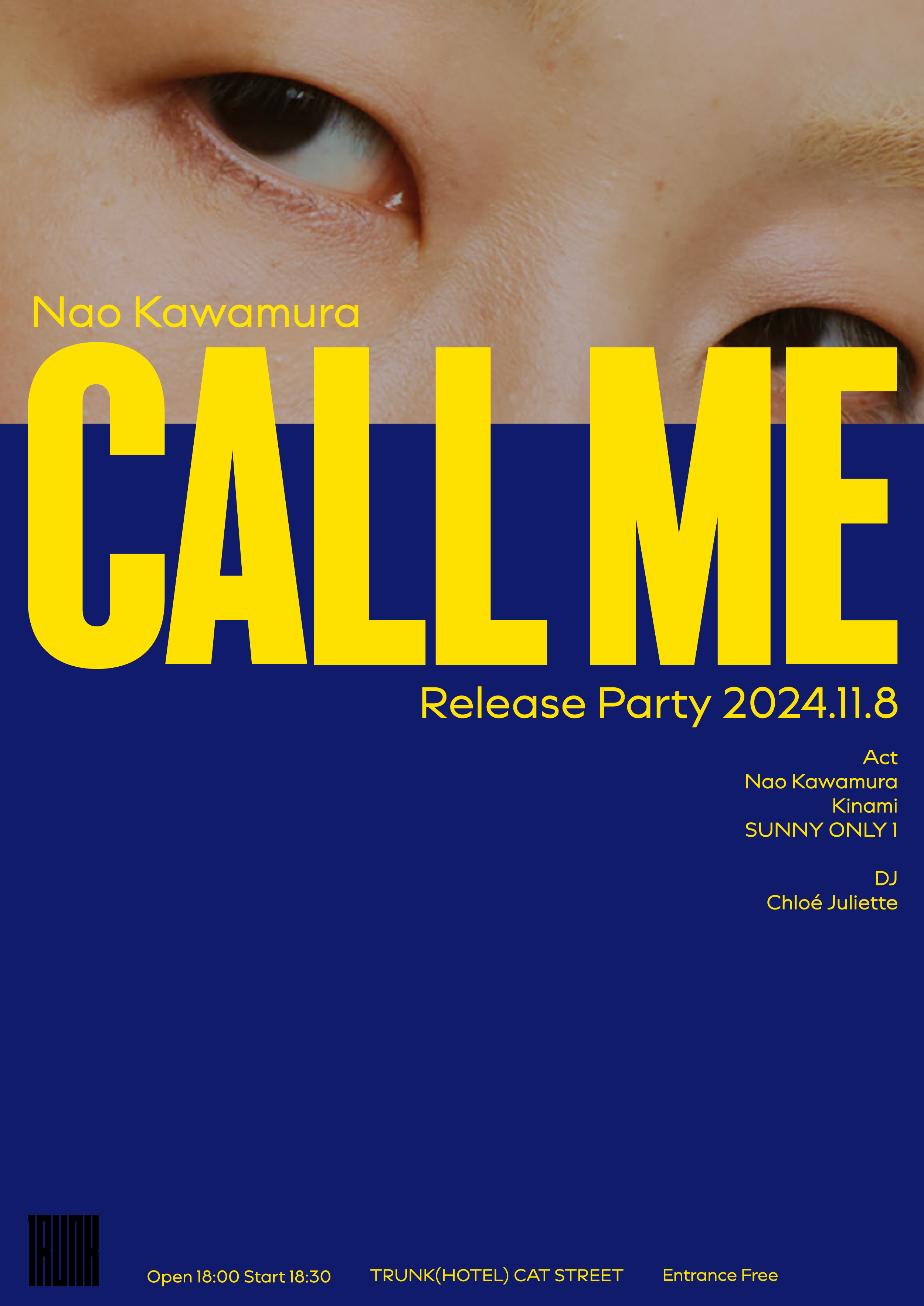 オルタナティブ ポップシンガー Nao Kawamuraが、約2年半ぶりに待望のシングル曲「Call me」を10月30日にリリース決定！さらに11月8日（金）にリリースパーティが決定！のサブ画像3