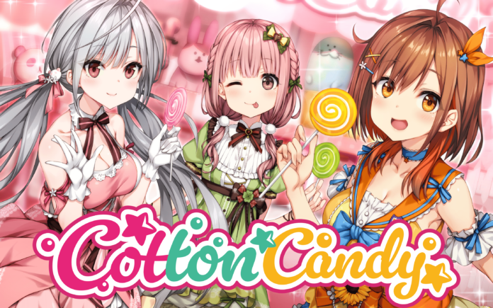 3人組バーチャルアイドル「CottonCandy」デビュー！2024年11月16日(土)より活動開始！のメイン画像