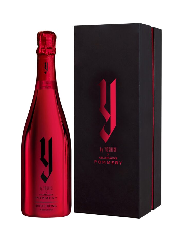 世界的アーティストYOSHIKIとシャンパーニュメゾンPOMMERYによる『Y by YOSHIKI×CHAMPAGNE POMMERY』より新デザインボックスのロゼ・シャンパーニュ発売決定のメイン画像