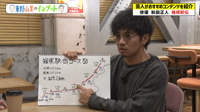 映画『くすぶりの狂騒曲』タモンズ大波役の和田正人が箱根駅伝の魅力を語る！『東野山里のインプット』＃32　11月17日（日）　23:00～放送のメイン画像