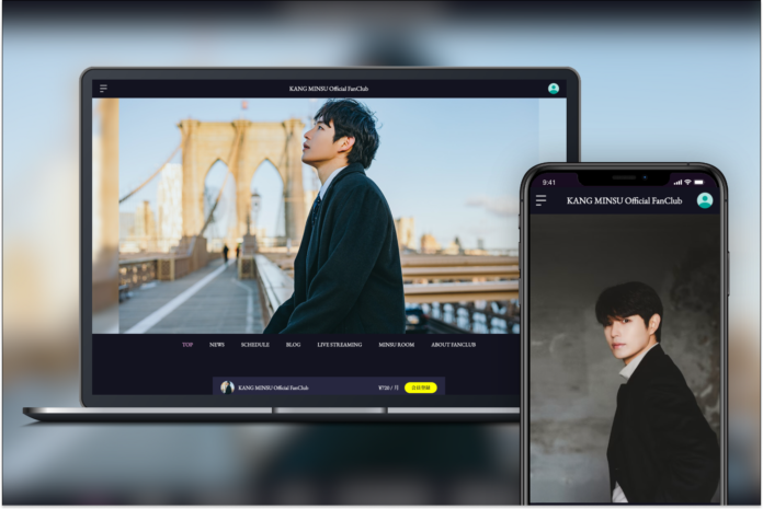 「Bitfan」にて、“そろそろ日本で売れる韓国人”カンミンスのオフィシャルファンクラブをオープン！のメイン画像