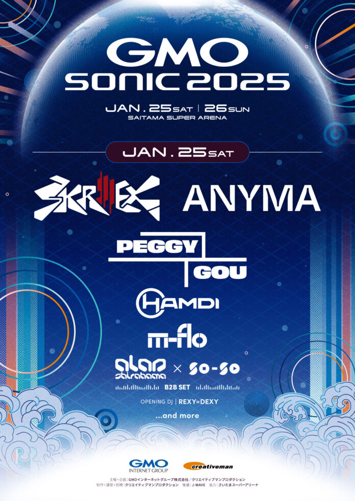 【2025/1/25(土)開催!!】『GMO SONIC 2025』SO-SO出演決定！のメイン画像