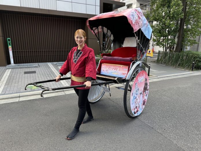 【東京力車】ホロライブとのコラボレーション企画 「ホロツリ～春風花舞～」で限定ラッピング人力車が登場！ 浅草周辺の観光を盛り上げますのメイン画像
